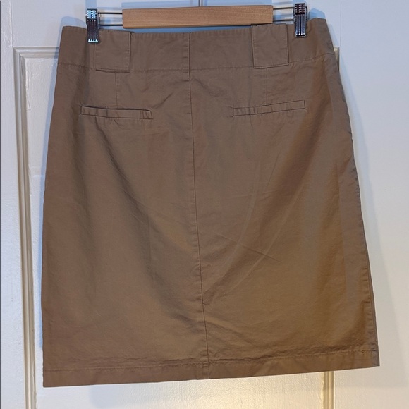 Zara Light Brown Button-Front Women's A-Line Skirt - Picture 2 of 4